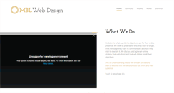 Desktop Screenshot of mblwebdesign.com
